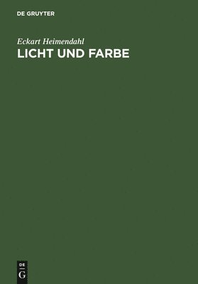 bokomslag Licht und Farbe