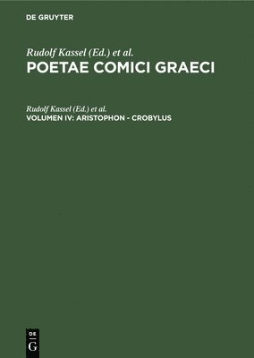Rudolf Kassel, Colin Austin - Aristophon - Crobylus, Inbunden