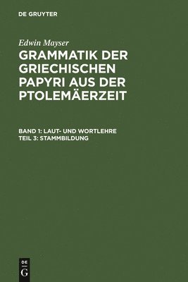 Edwin Mayser - Stammbildung, Inbunden