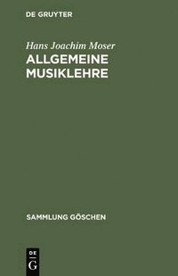 bokomslag Allgemeine Musiklehre