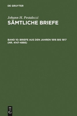 bokomslag Briefe aus den Jahren 1816 bis 1817 (Nr. 4147-4866)