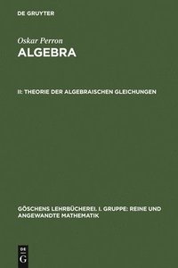 bokomslag Theorie der algebraischen Gleichungen