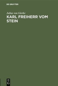 bokomslag Karl Freiherr vom Stein