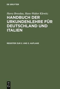 bokomslag Register Zur 2. Und 3. Auflage