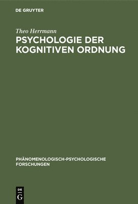 Psychologie der kognitiven Ordnung 1