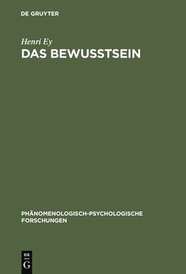 Henri Ey - Bewusstsein, Inbunden