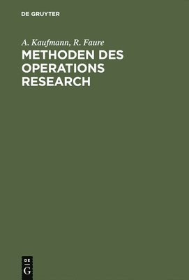 bokomslag Methoden des Operations Research