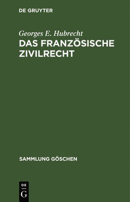bokomslag französische Zivilrecht