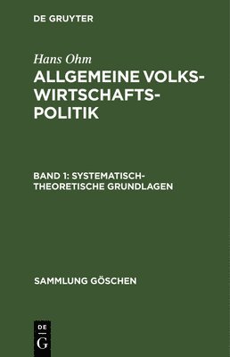 bokomslag Systematisch-theoretische Grundlagen