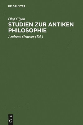 bokomslag Studien zur antiken Philosophie