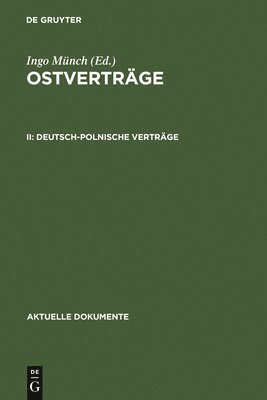 Ingo Münch - Deutsch-Polnische Verträge, Inbunden