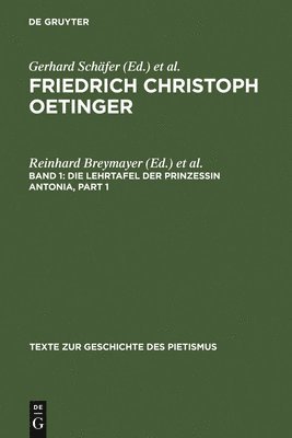 Reinhard Breymayer, Friedrich Häussermann - Die Lehrtafel der Prinzessin Antonia, Inbunden