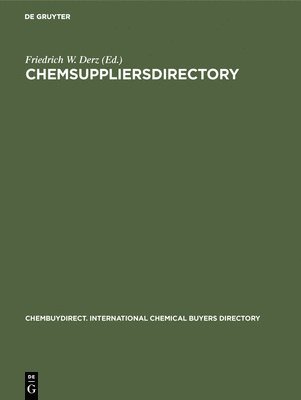 bokomslag ChemSUPPLIERSdirectory