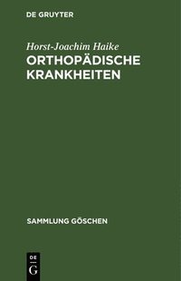 bokomslag Orthopdische Krankheiten