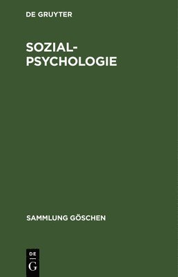 Degruyter - Sozialpsychologie, Inbunden