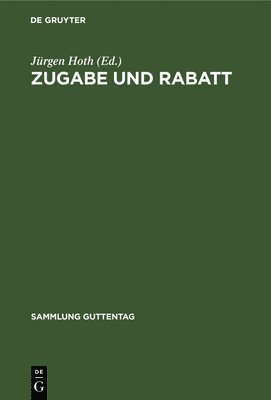 Wolfgang Gloy - Zugabe und Rabatt, Inbunden