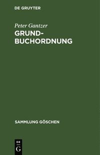 bokomslag Grundbuchordnung