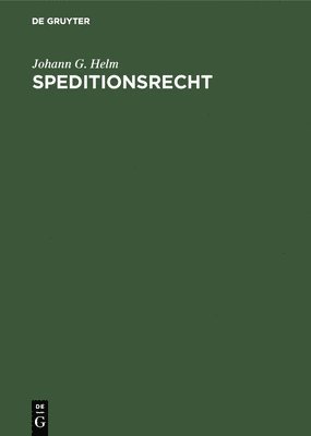 Speditionsrecht 1