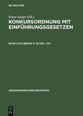 bokomslag §§ 208 - 244