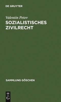 bokomslag Sozialistisches Zivilrecht