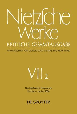 bokomslag Nachgelassene Fragmente Frühjahr - Herbst 1884