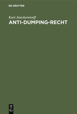 Anti-Dumping-Recht 1