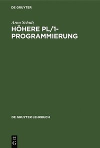 bokomslag Hhere PL/1-Programmierung