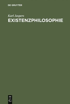 bokomslag Existenzphilosophie