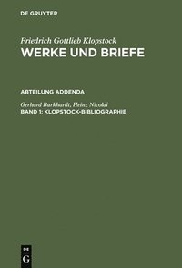 bokomslag Klopstock, Friedrich Gottlieb