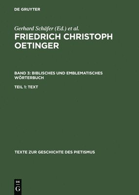 Gerhard Schäfer, Martin Schmidt - Biblisches und emblematisches Wörterbuch, Inbunden