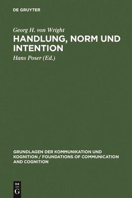 bokomslag Handlung, Norm und Intention