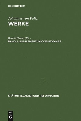 Berndt Hamm - Supplementum Coelifodinae, Inbunden