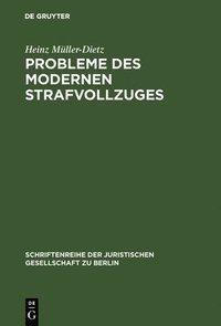 bokomslag Probleme des modernen Strafvollzuges