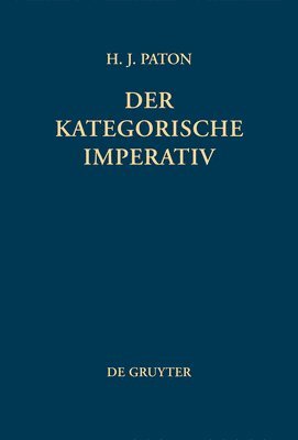bokomslag kategorische Imperativ