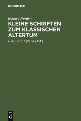 Kleine Schriften Zum Klassischen Altertum 1