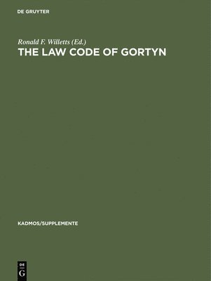bokomslag The Law Code of Gortyn