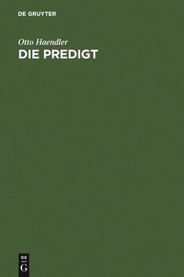 Die Predigt 1