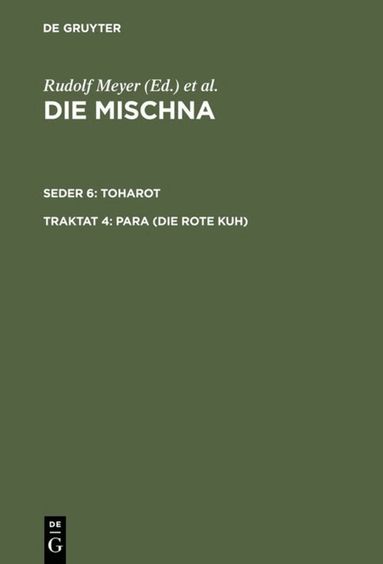 Günter Mayer - Para (Die rote Kuh), Inbunden