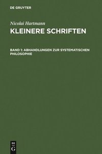 bokomslag Abhandlungen Zur Systematischen Philosophie