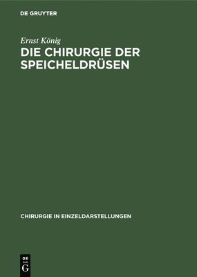 Die Chirurgie der Speicheldrsen 1