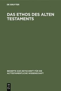 bokomslag Ethos Des Alten Testaments