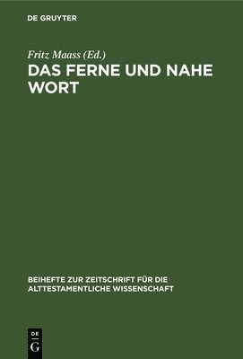 bokomslag ferne und nahe Wort