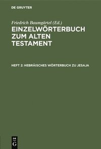 bokomslag Hebräisches Wörterbuch Zu Jesaja
