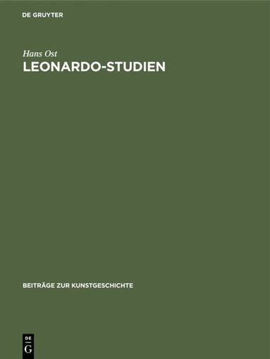 Hans Ost - Leonardo-Studien, Inbunden