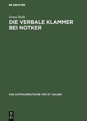 bokomslag Die verbale Klammer bei Notker