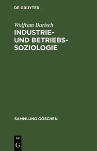bokomslag Industrie- und Betriebssoziologie