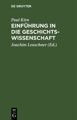 bokomslag Einführung in die Geschichtswissenschaft