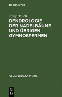 bokomslag Dendrologie der Nadelbume und brigen Gymnospermen