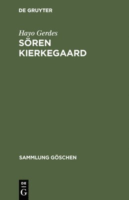 Hayo Gerdes - Sören Kierkegaard, Inbunden