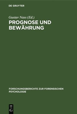 bokomslag Prognose und Bewährung